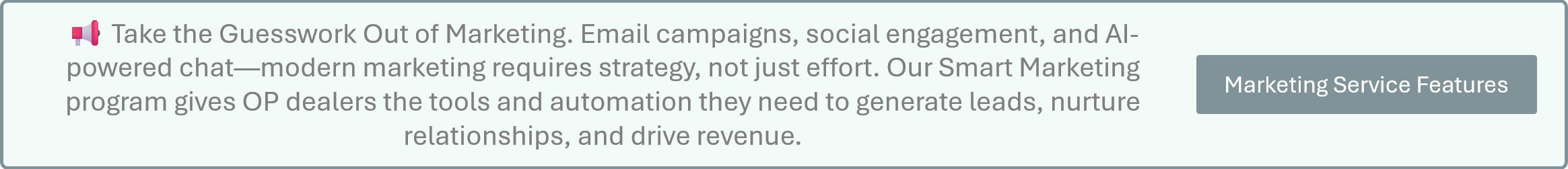 Marketing Services Designed for Independent Dealers
